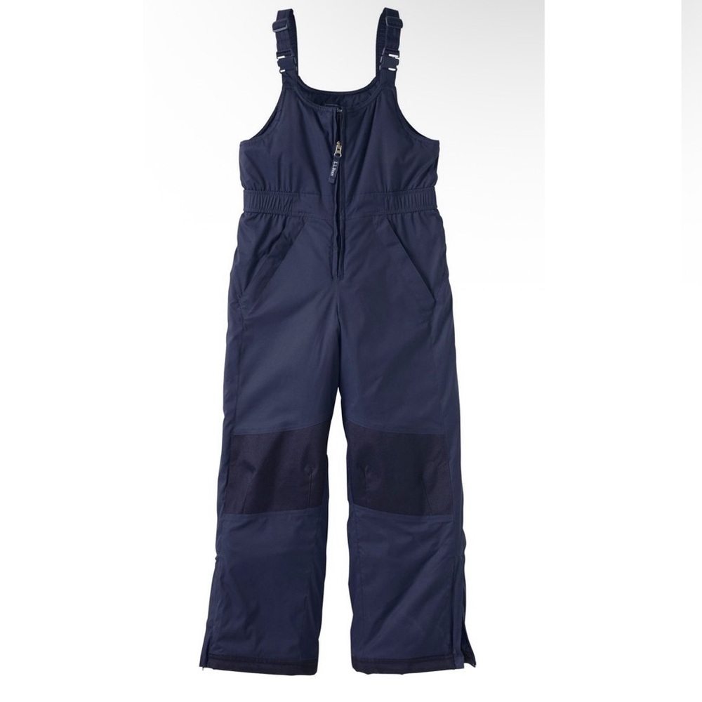 L.L. Bean Kids’ Cold Buster Dark Blue Snow Bib Overalls